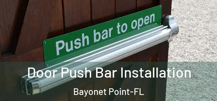  Door Push Bar Installation Bayonet Point-FL